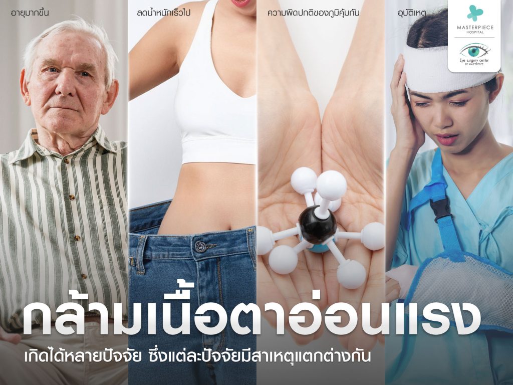 กล้ามเนื้อตาอ่อนแรงเกิดจากอะไร