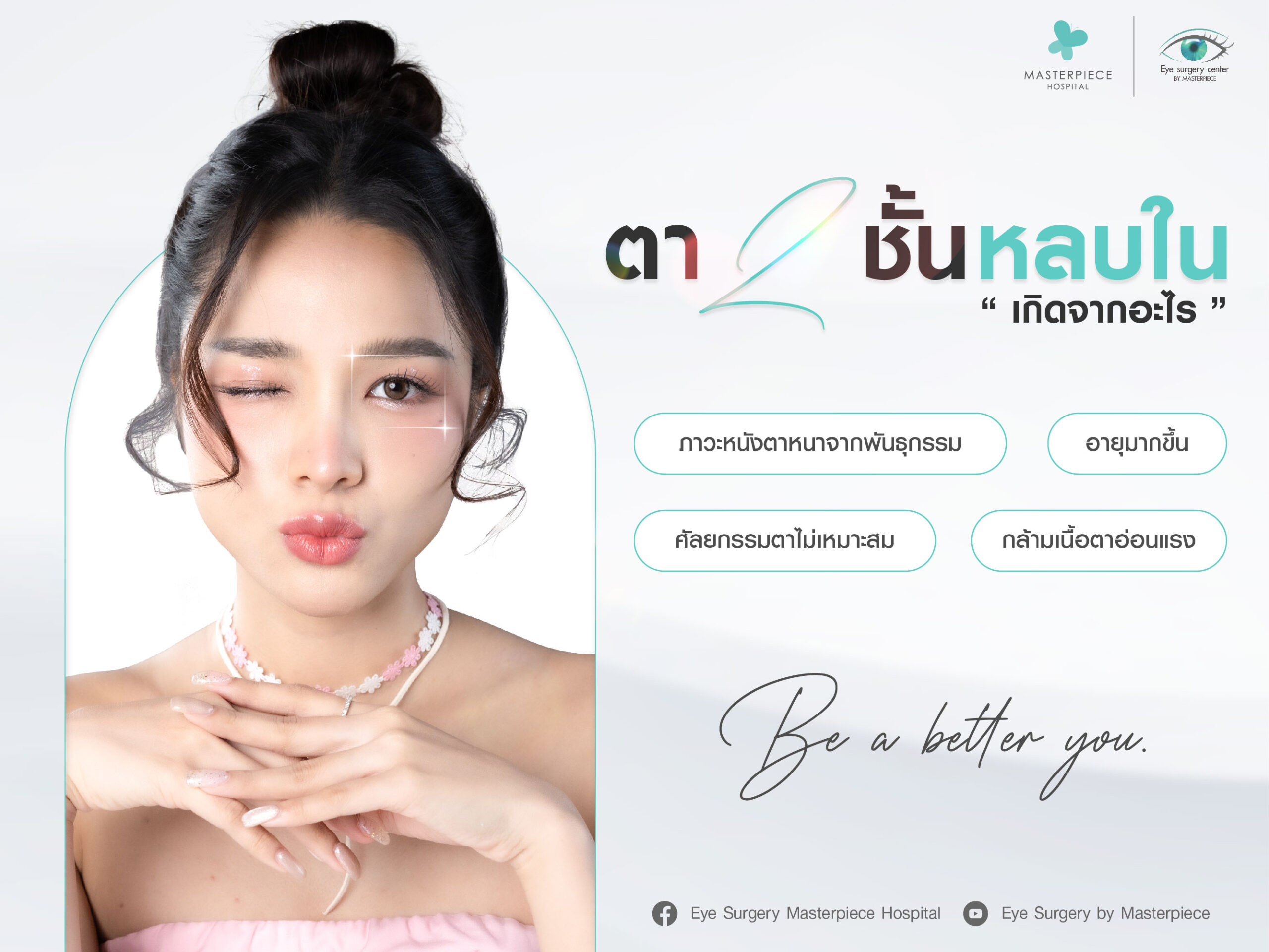 ตาสองชั้นหลบในเกิดจากอะไร
